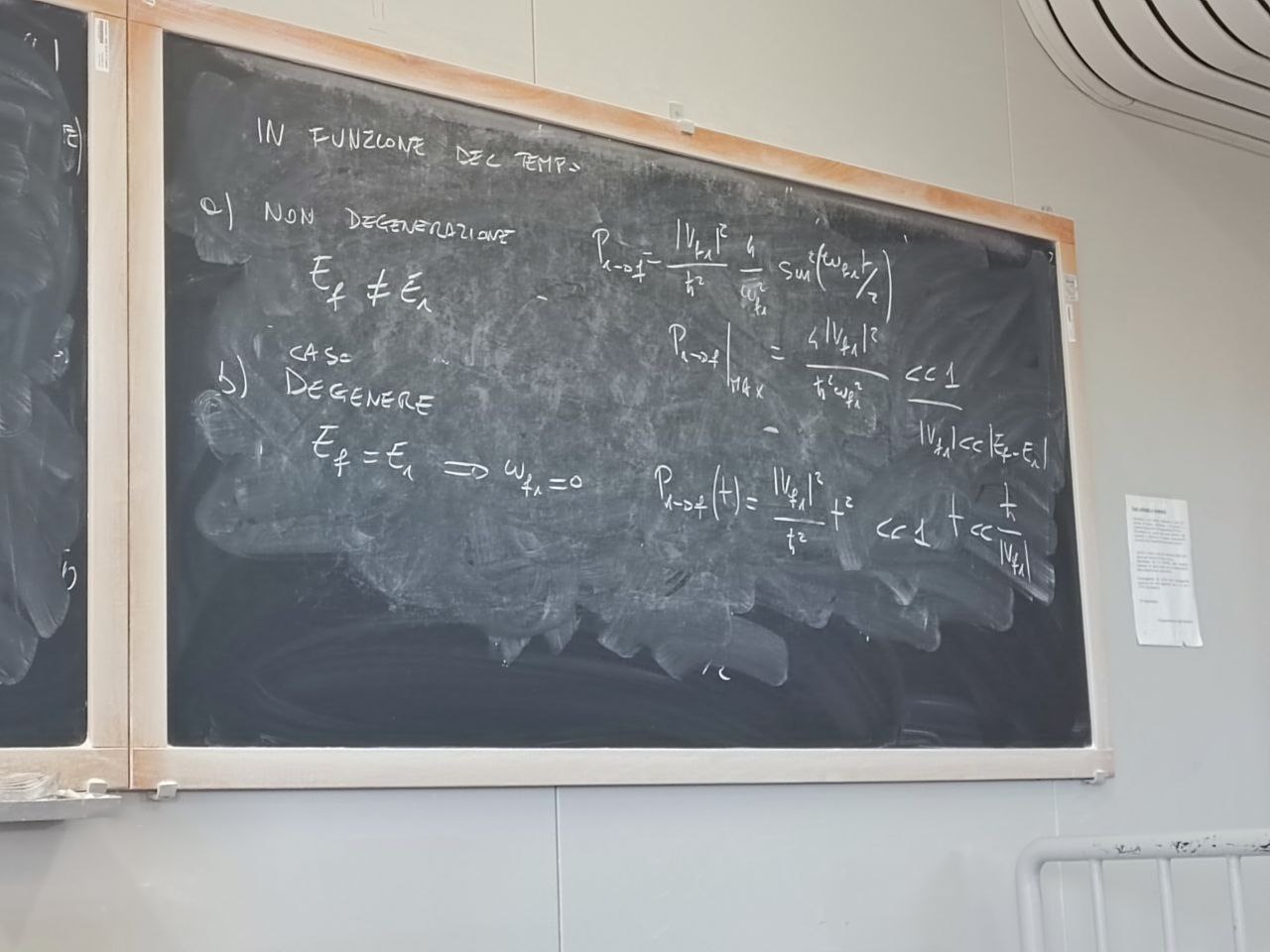 Transizioni: caso non degenere e caso degenere