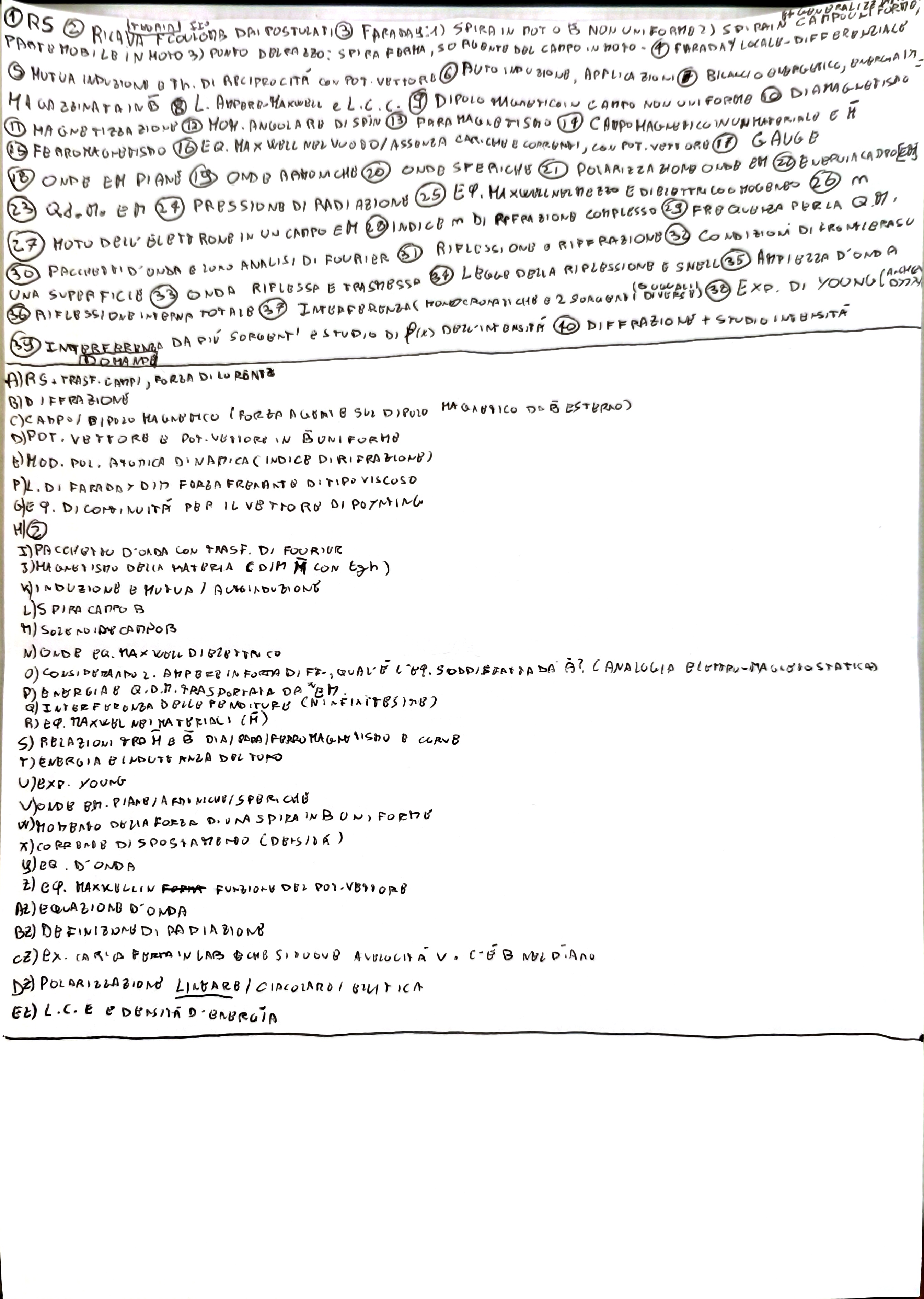 Domande orali - Parte 2